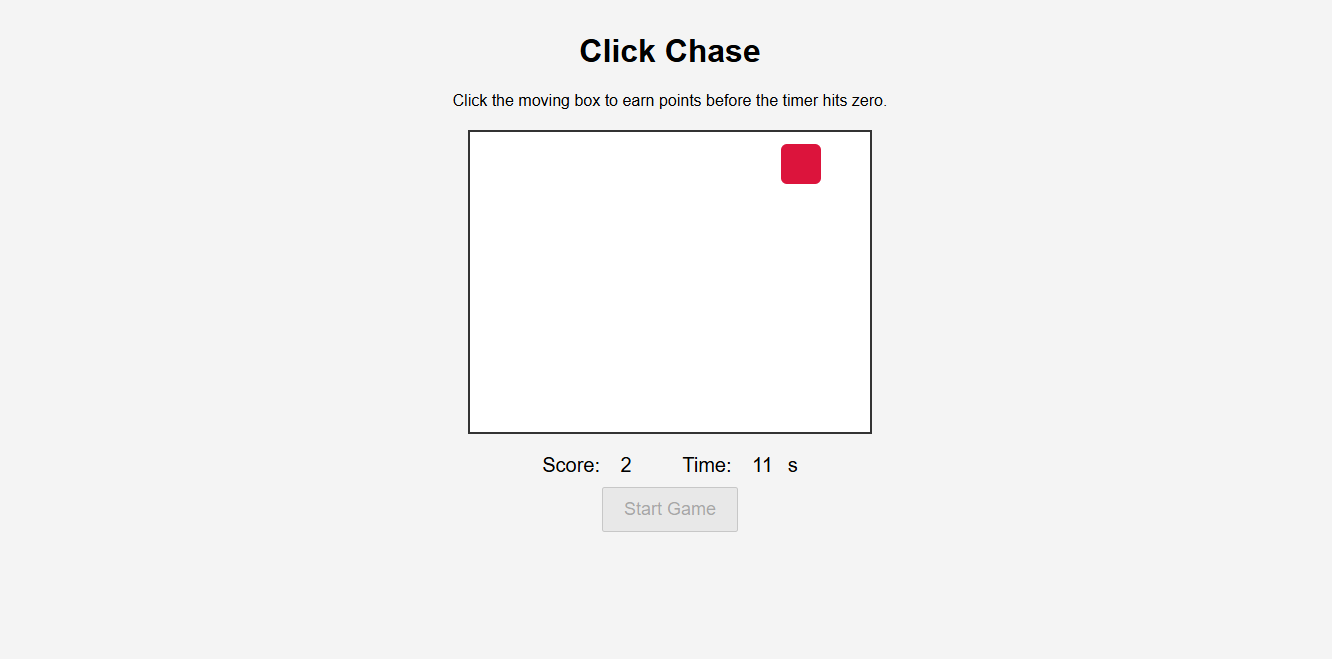 Click Chase Screenshot